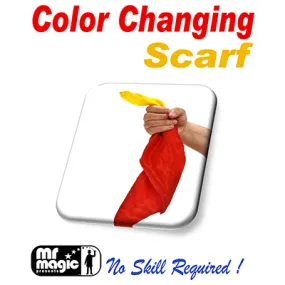 Color Changing Silk Scarf by Mr. Magic - Trick