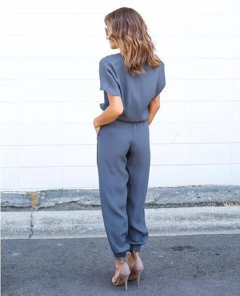 Cotton Blend Jumpsuits