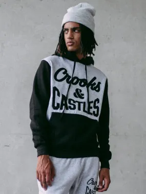 CROOKS & CASTLES REVERSE LOGO PULLOVER HOODIE  - CLEARANCE