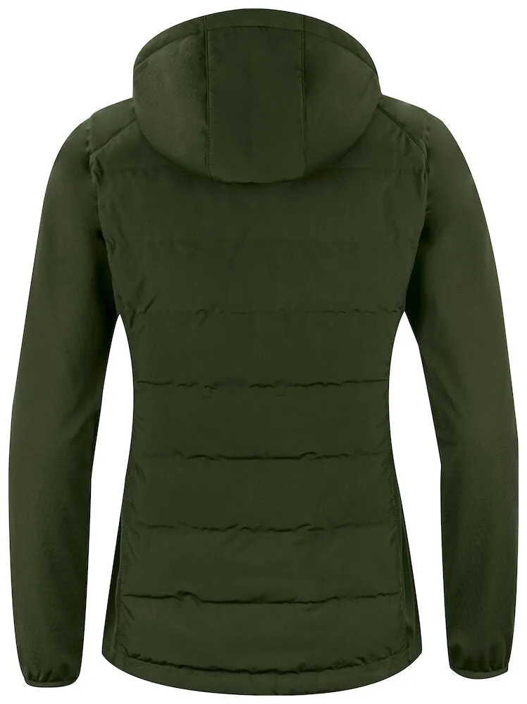 Cutter & Buck Oak Harbor Ladies Hybrid Jacket | Hooded | Quilted Body | 4 Colours | XS-2XL