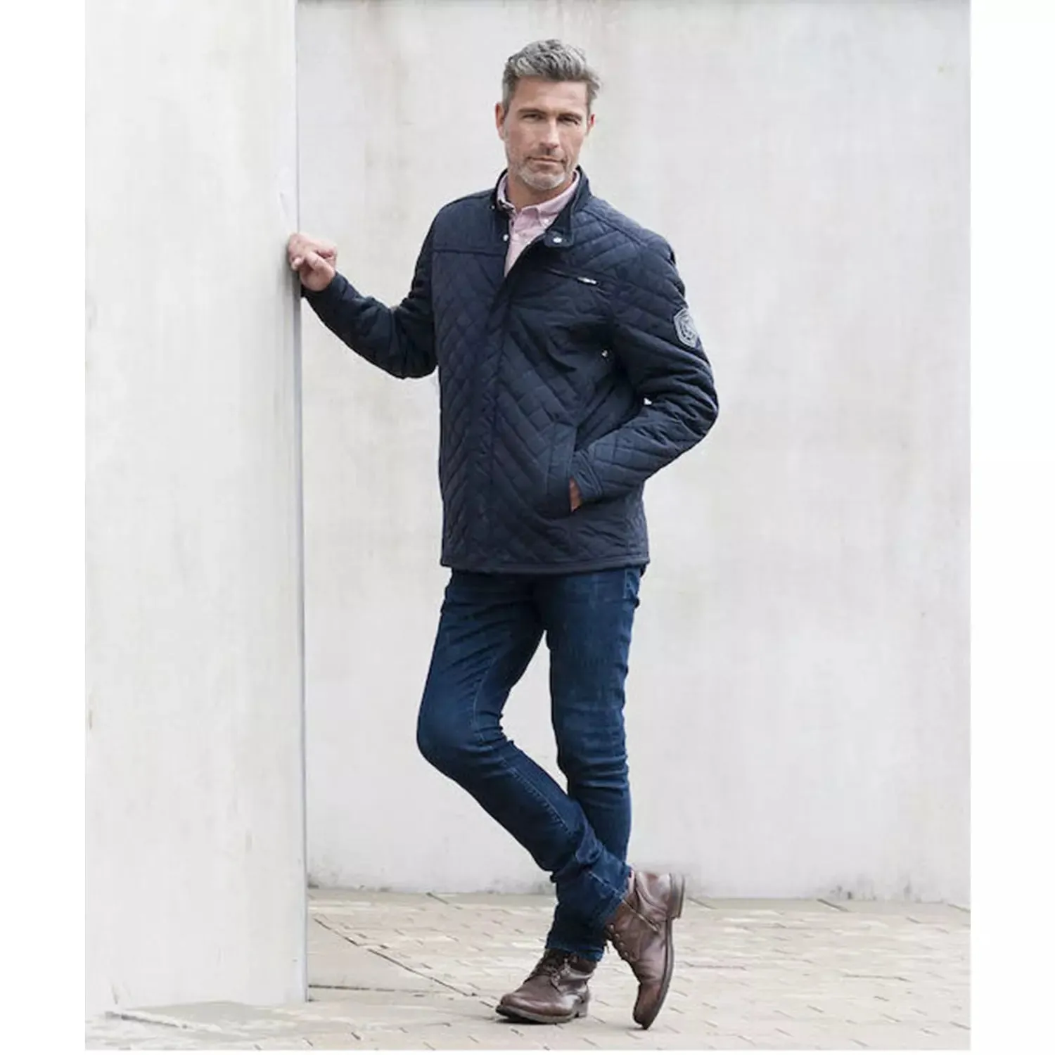 Cutter & Buck Parkdale Men's Quilted Jacket | Full Zip | Lightly Padded | Navy | S-4XL