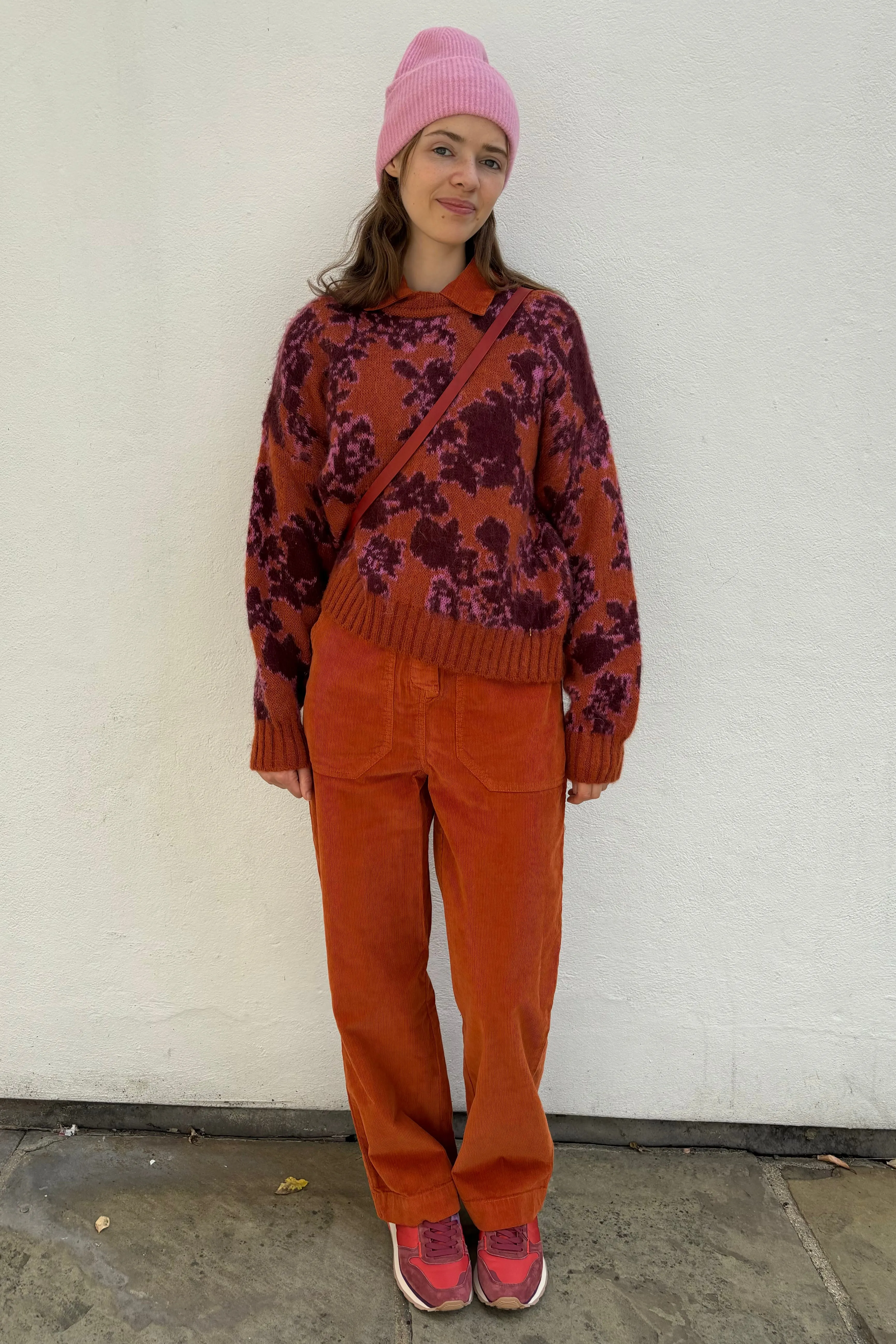 Dedicated Docksta Cinnamon Orange Corduroy Overalls