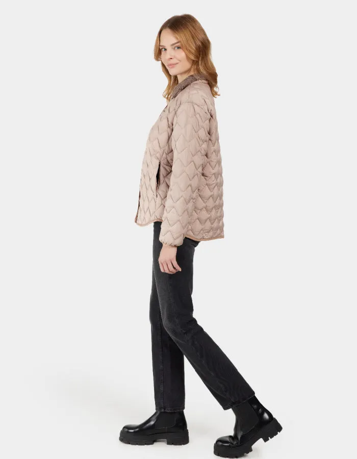 Didriksons Bim Jacket in Ash Brown