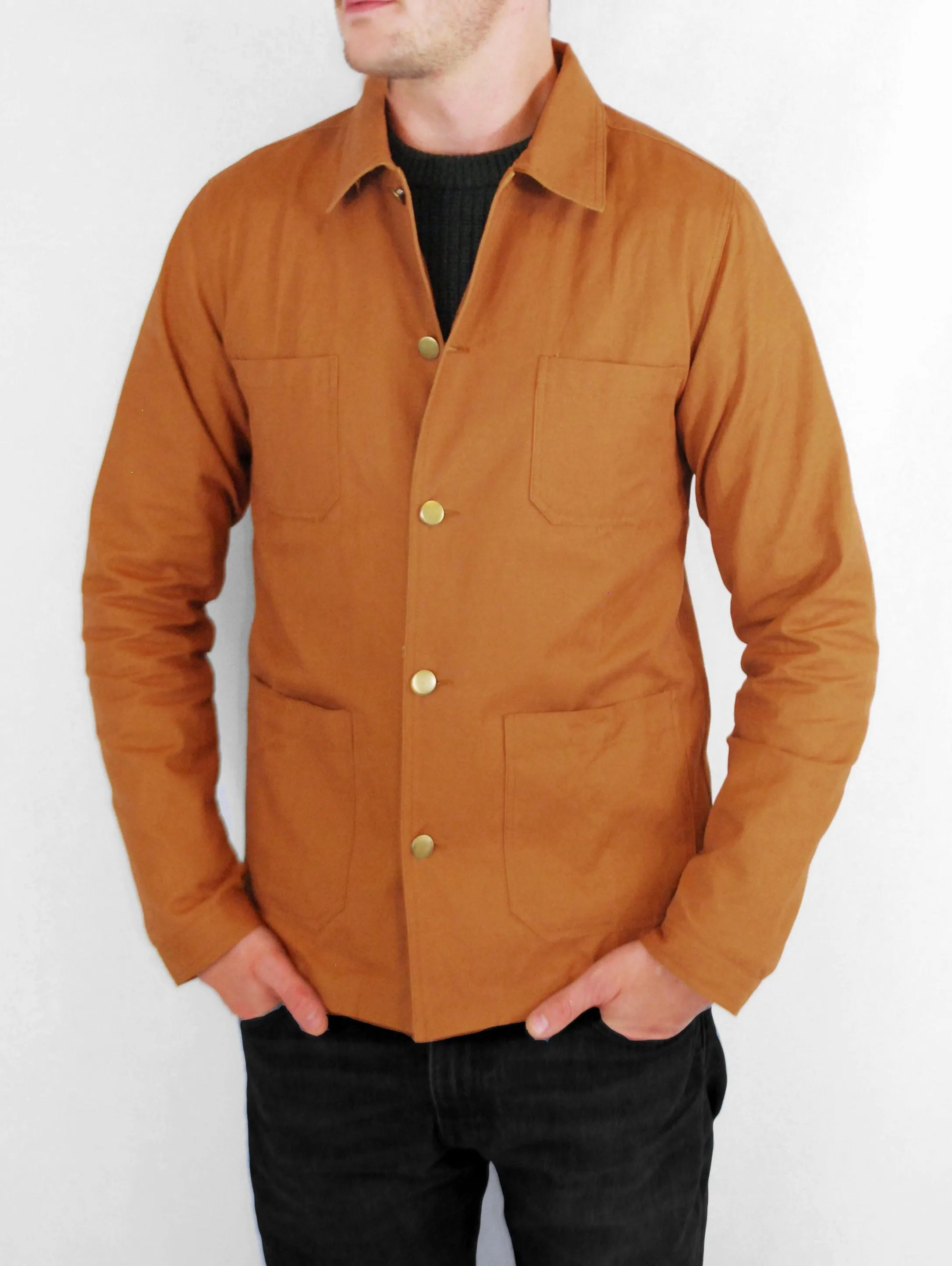 Duck Brown Canvas Workwear Jacket