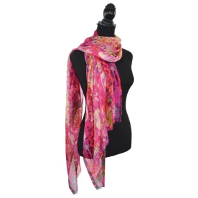 Dupatta Nasryn Painterly Garden Scarf
