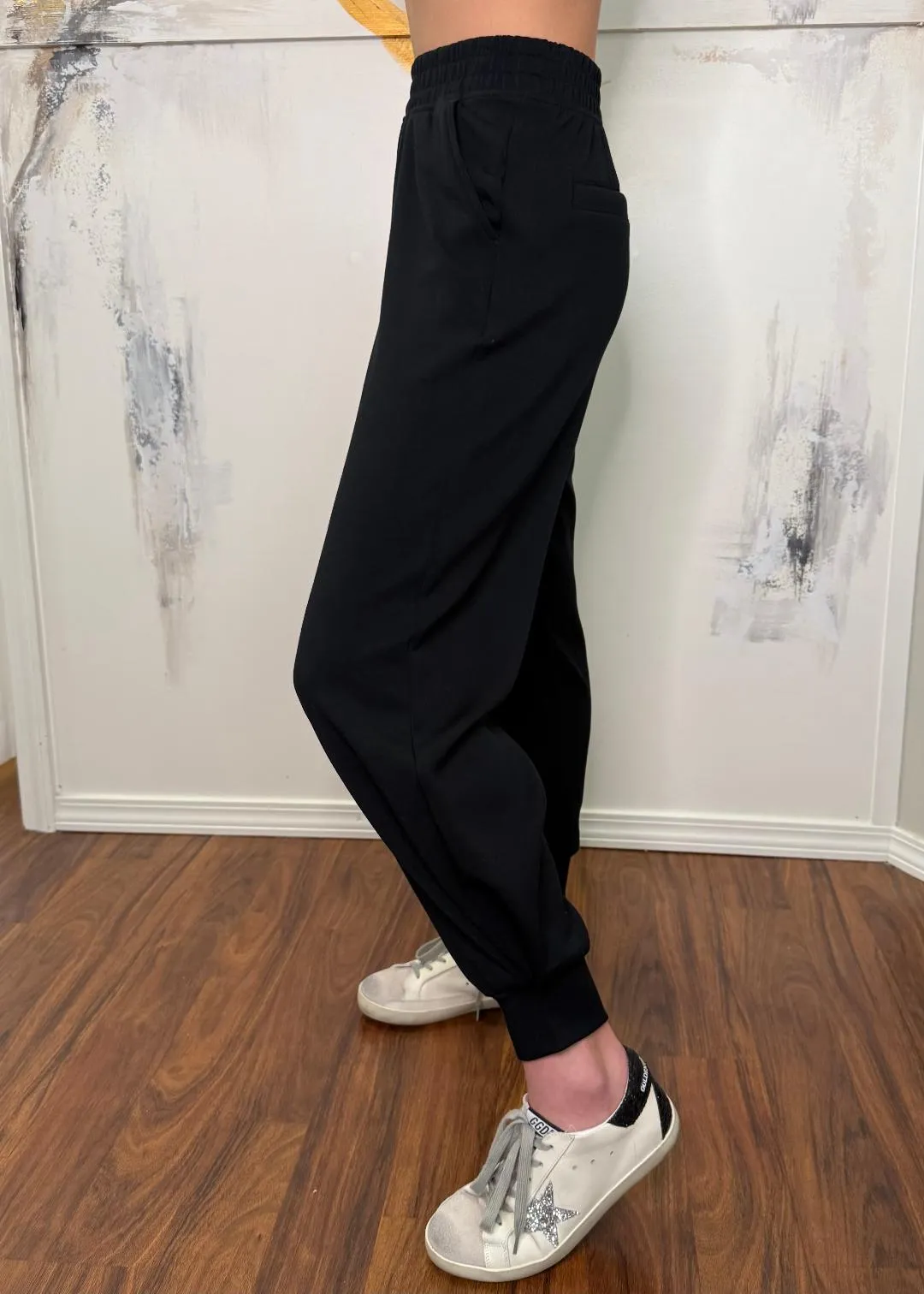 Easy Pull-On Side Pleat Jogger - color options