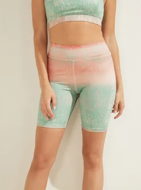 Eco Multi Python Corrine Active Biker Shorts