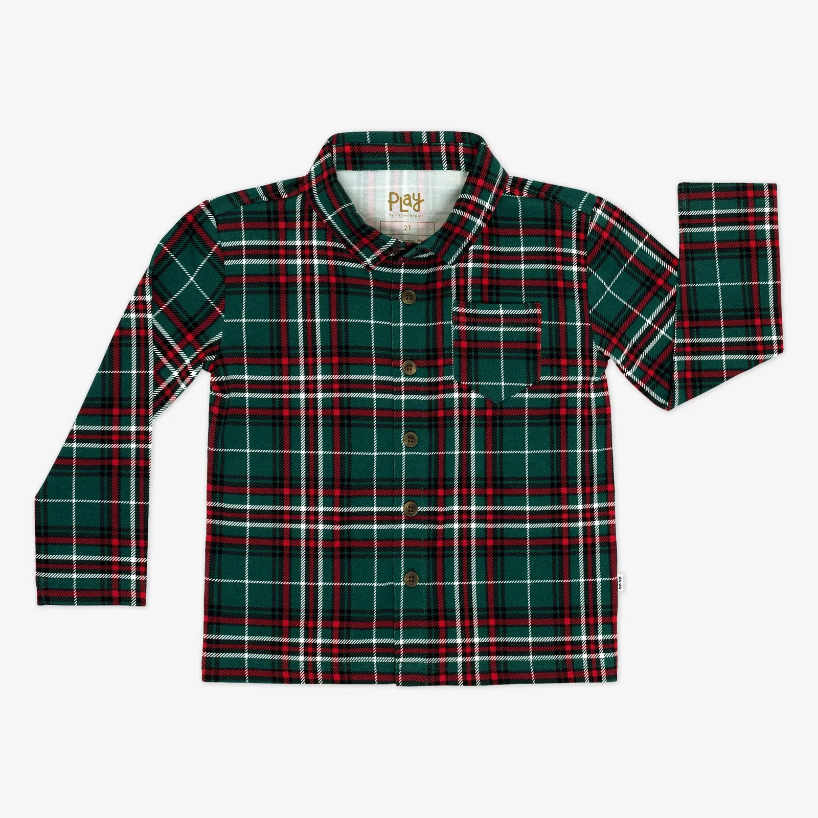 Evergreen Plaid Button Down Shirt