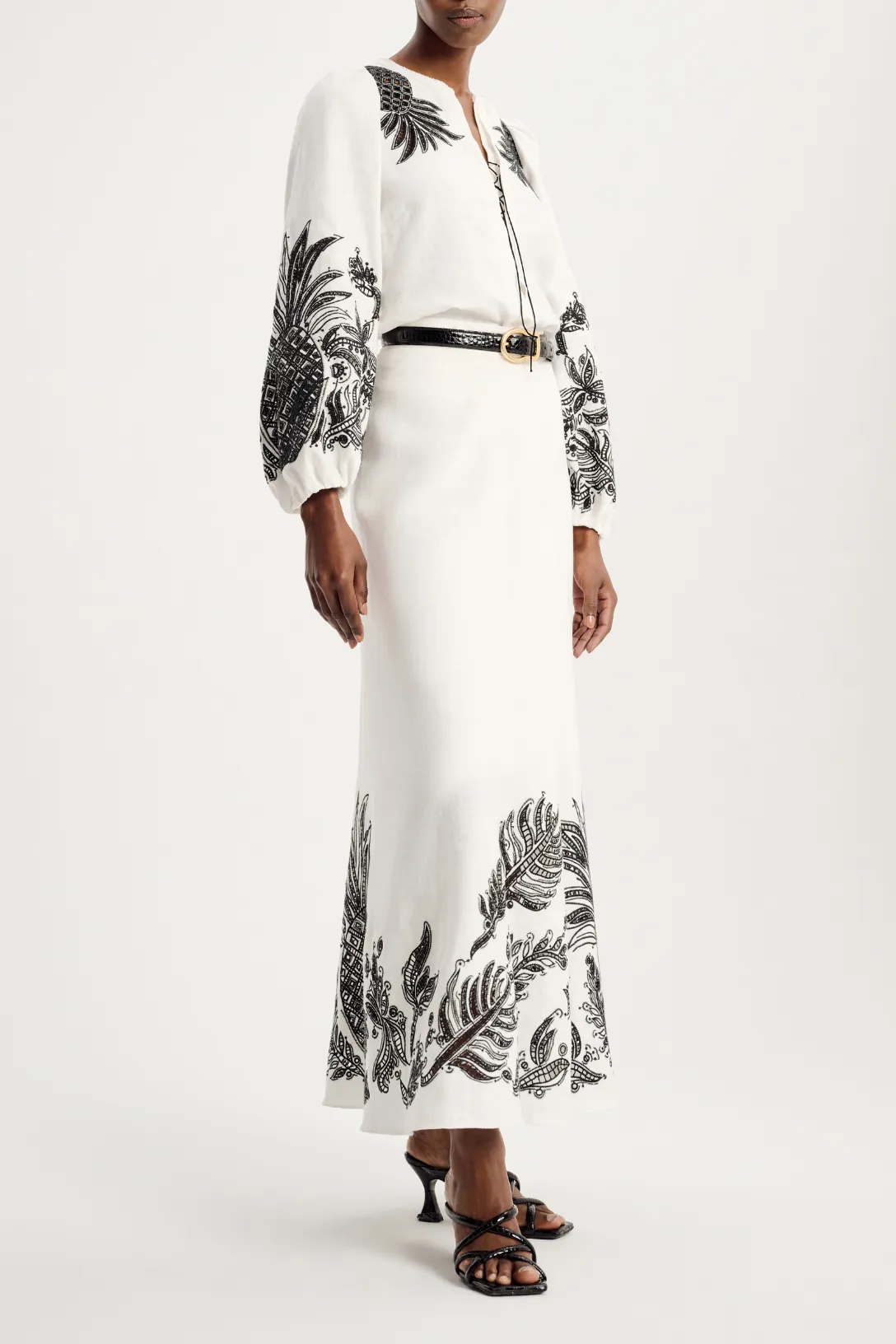 Exquisite Luxury Skirt Camellia White