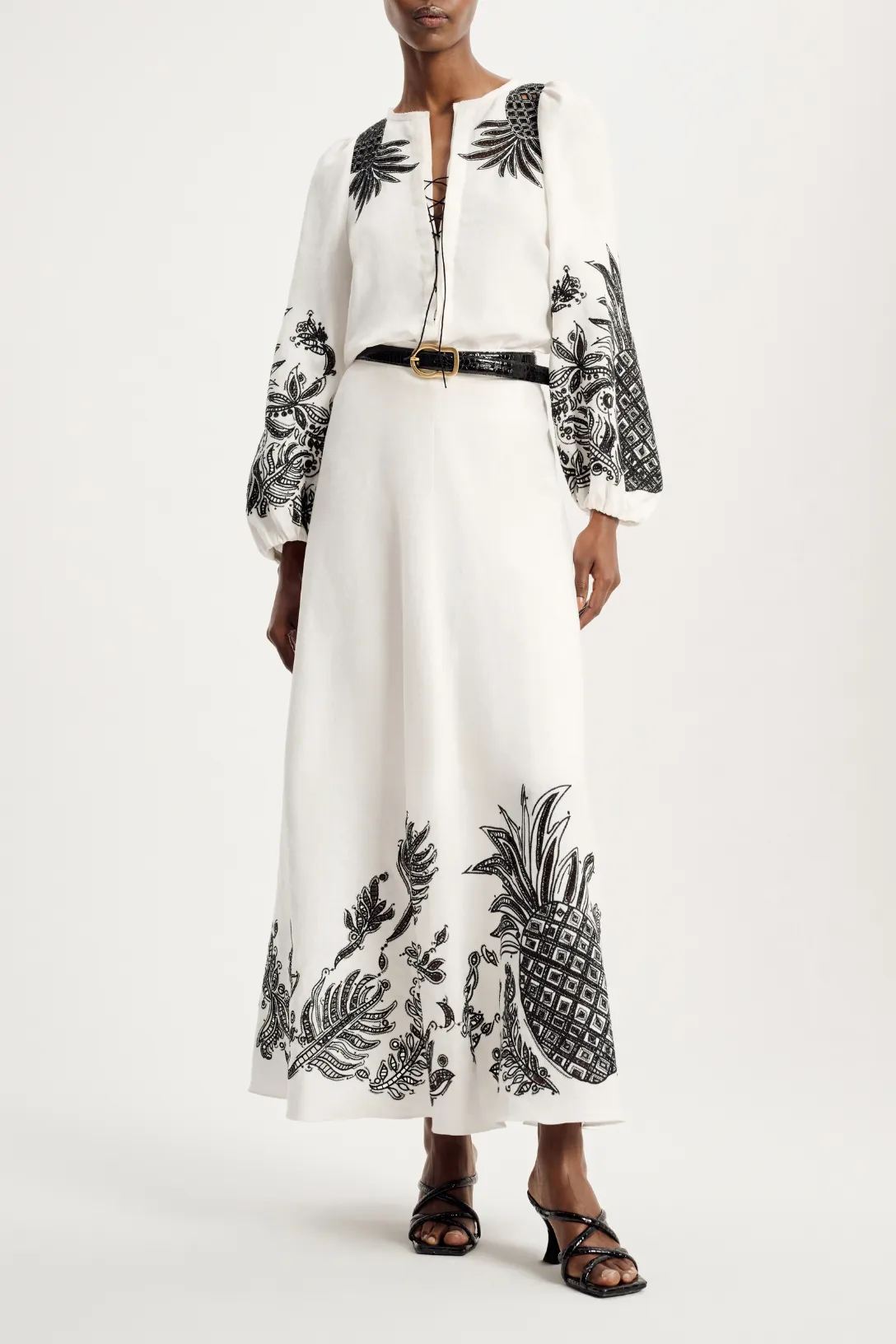 Exquisite Luxury Skirt Camellia White