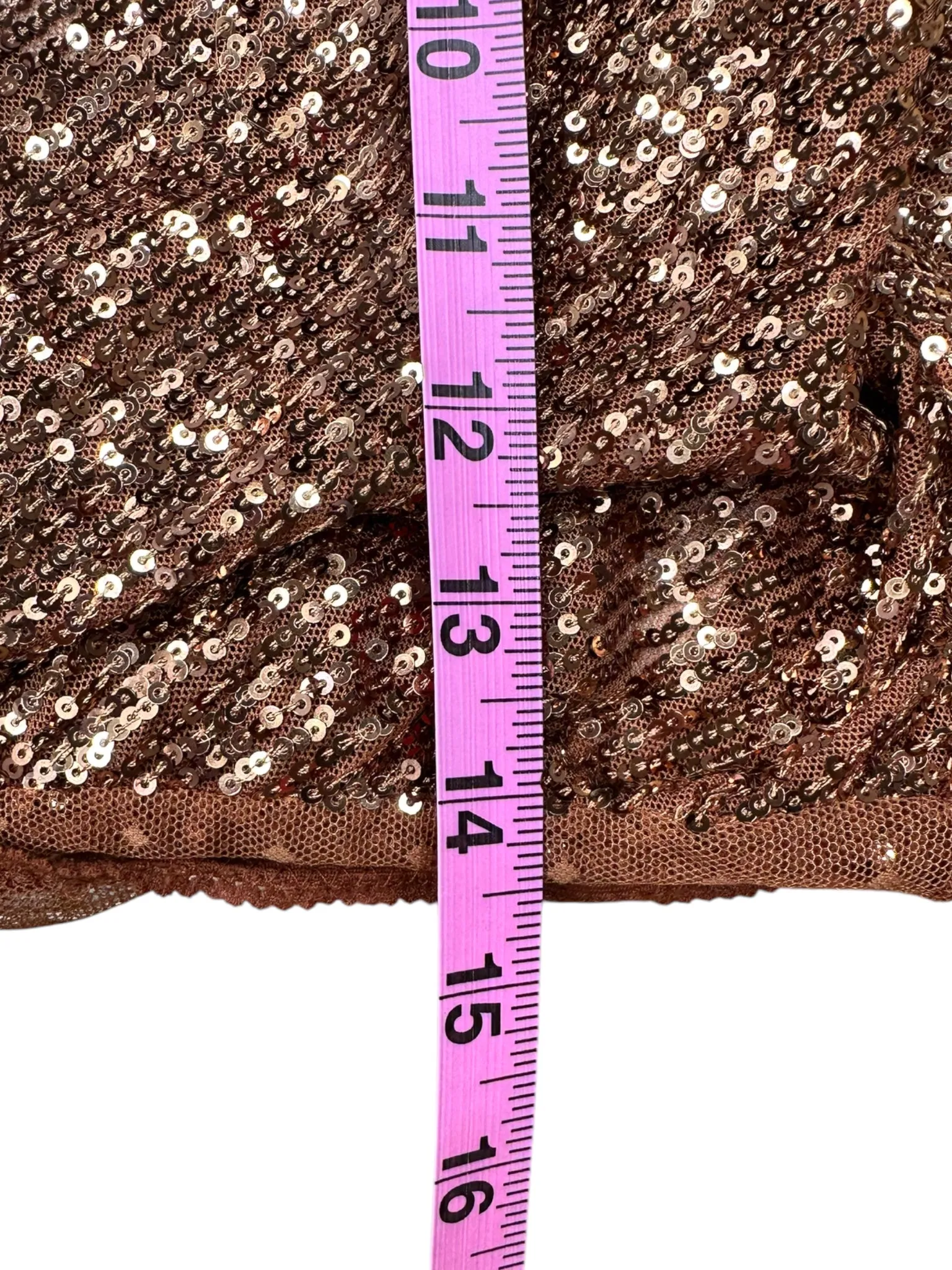 Free People Orange Sequin Bodysuit Size XS