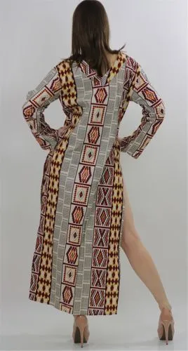 Genuine vintage 70s hippie boho tribal ethnic India loose fit Caftan dress