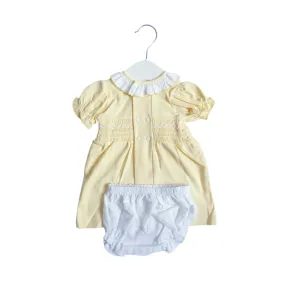 Girls Lemon Spanish Smocked Dress & Pants