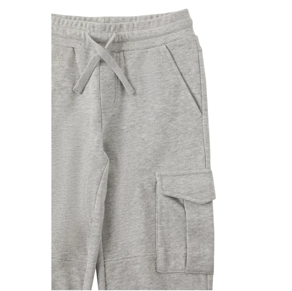 Grey Jogger Pants With Pockets
