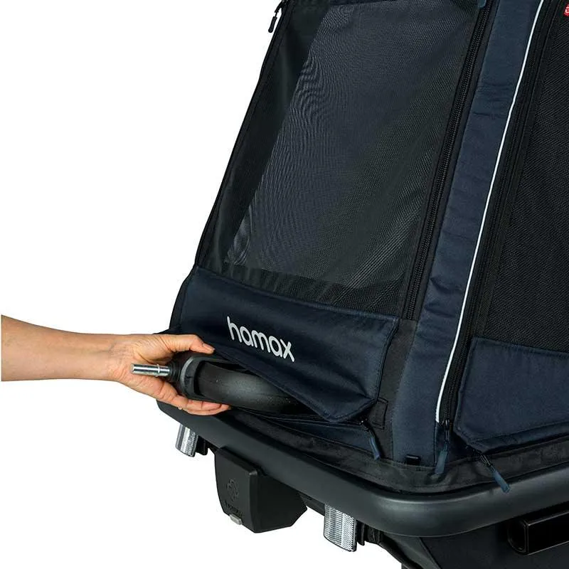 Hamax Pluto Dog Pram & Dog Bike Trailer | Medium | Green