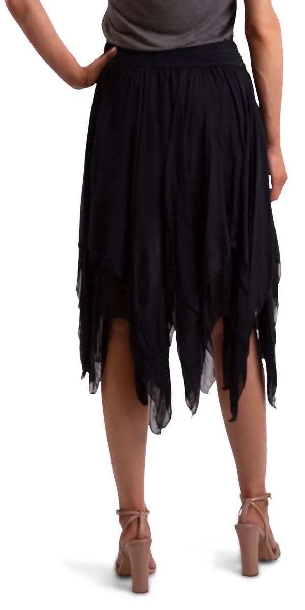 Handkerchief Layered Skirt