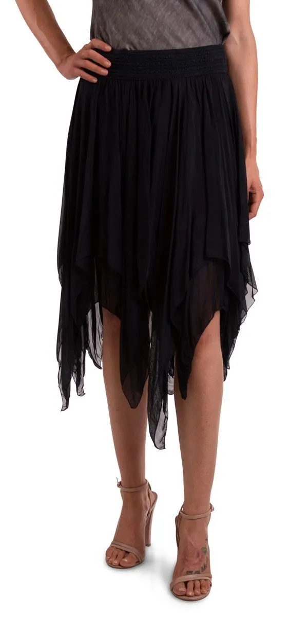 Handkerchief Layered Skirt