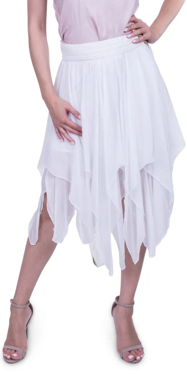 Handkerchief Layered Skirt