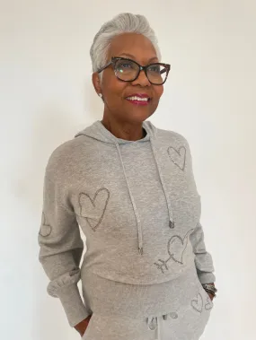 Heart Hot Fix Hoodie - Chromium