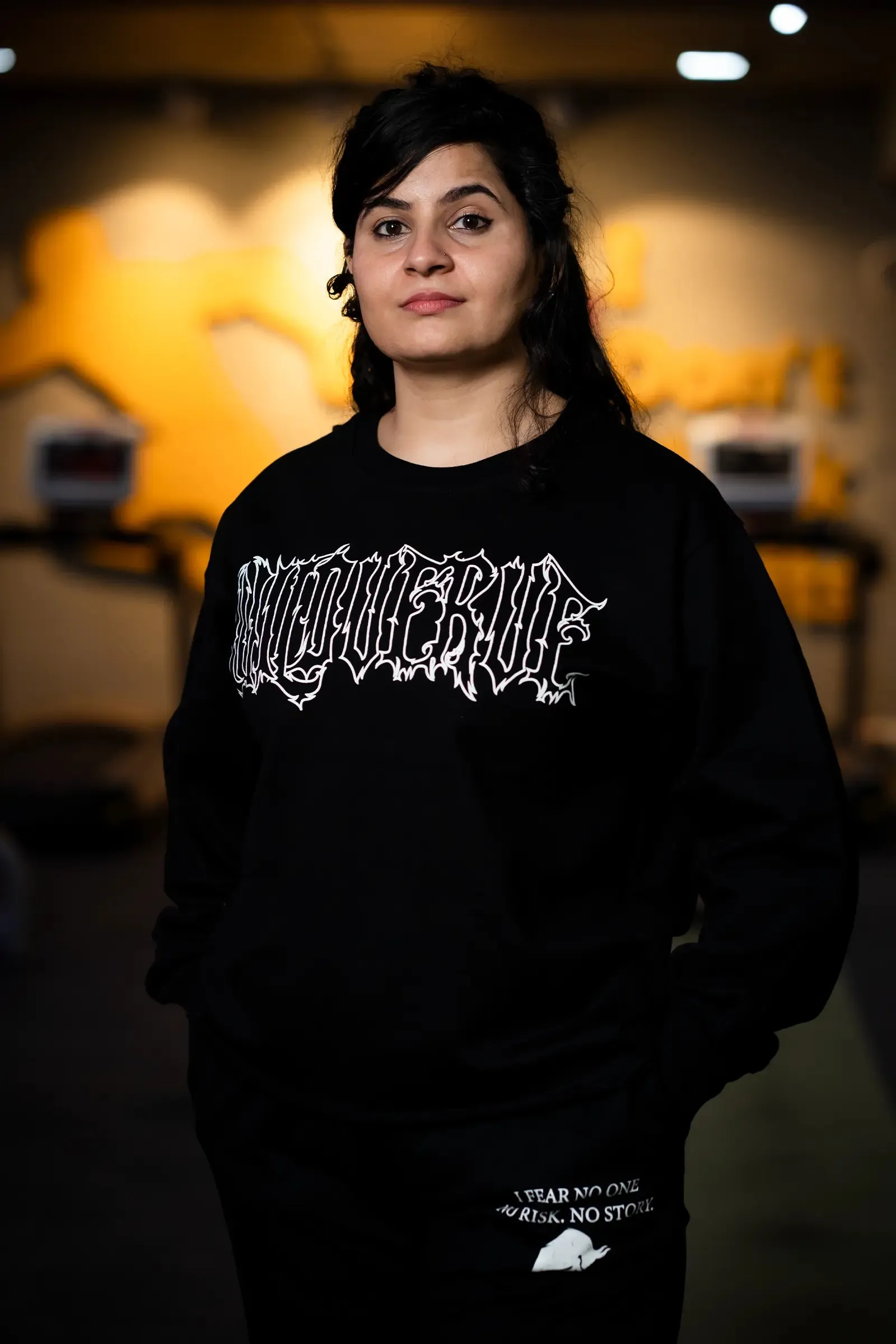 HEAVENLY REBELLION SWEATSHIRT (BLACK)