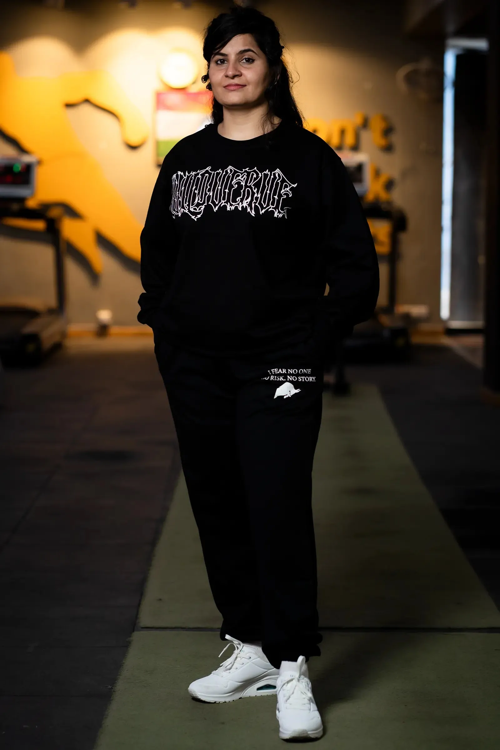 HEAVENLY REBELLION SWEATSHIRT (BLACK)