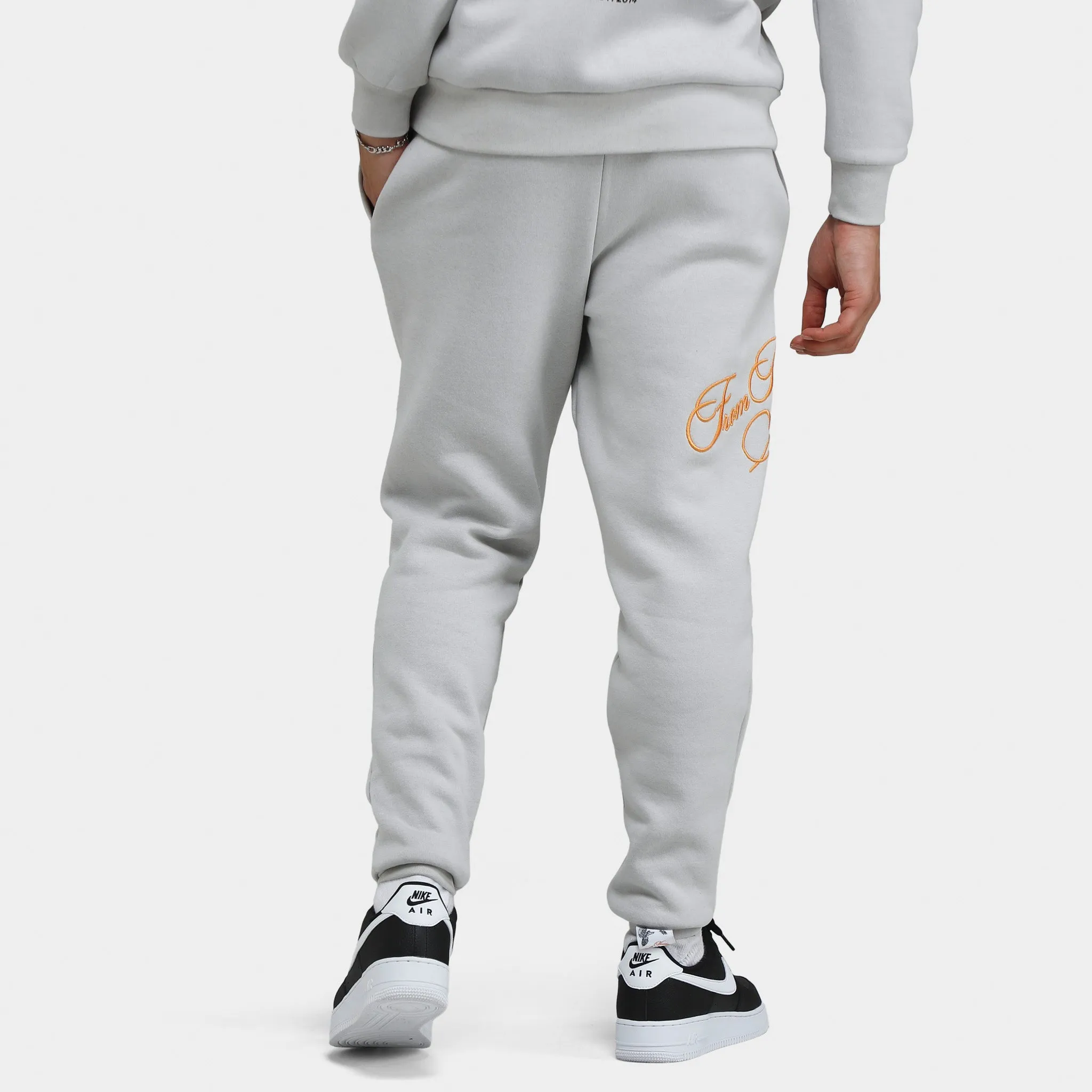 Hoodrich OG Take Flight V2 Joggers Harbor Mist / Black - Tangerine