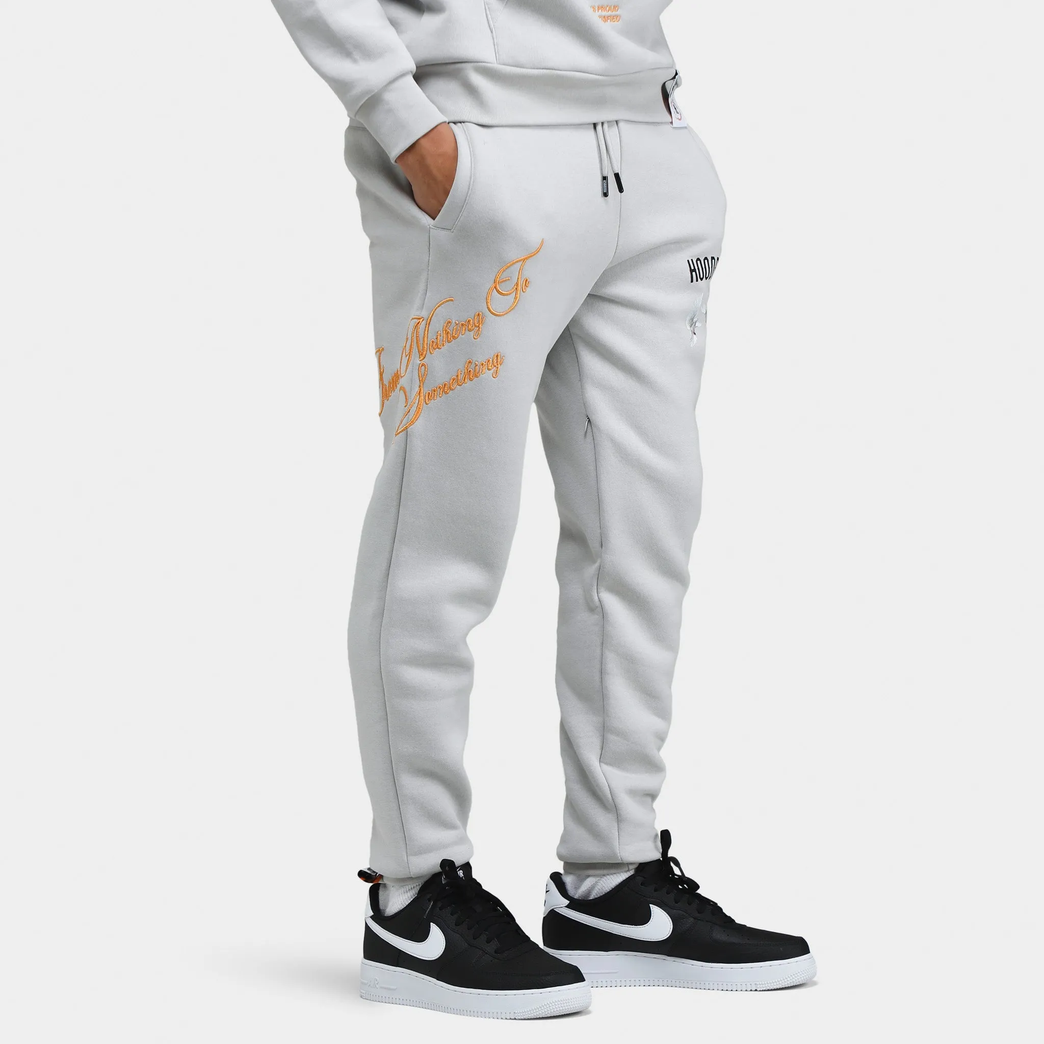 Hoodrich OG Take Flight V2 Joggers Harbor Mist / Black - Tangerine