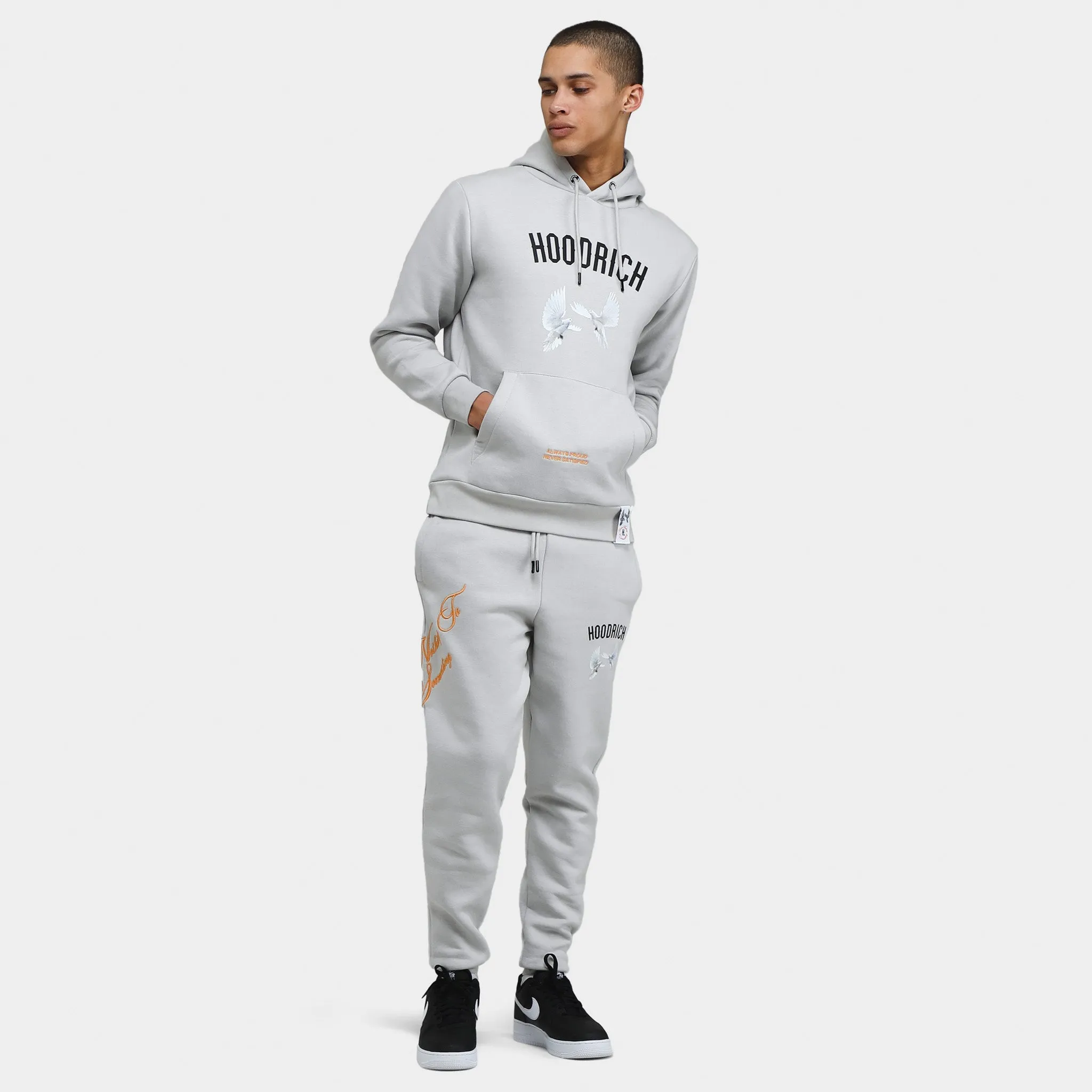Hoodrich OG Take Flight V2 Joggers Harbor Mist / Black - Tangerine