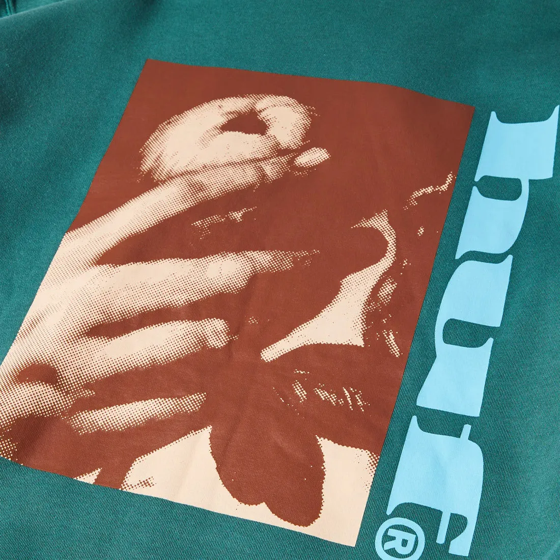 HUF Street Knowledge Pullover Hood - Pine