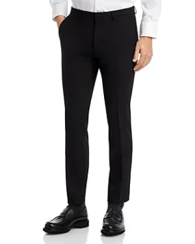 Hugo Boss Mens Regular fit Dress Pants 32 / 30 Black Solid