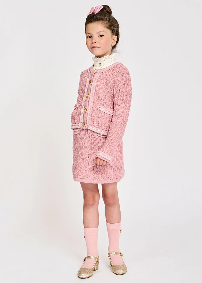 Ines Knitted Skirt Tea Rose