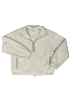 Jacket Faux Fur & Sherpa By No Boundaries In Cream, Size: Xl