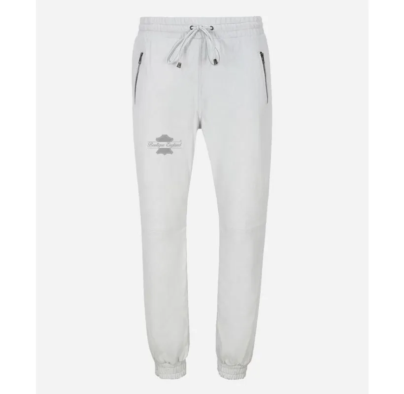 JOGGERS Ladies Leather Pants Jogging Trousers Premium Leather Draw Pants