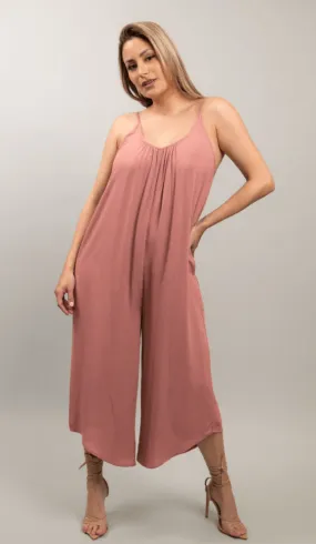 Jumpsuit with spaghetti straps and pockets SD7235
