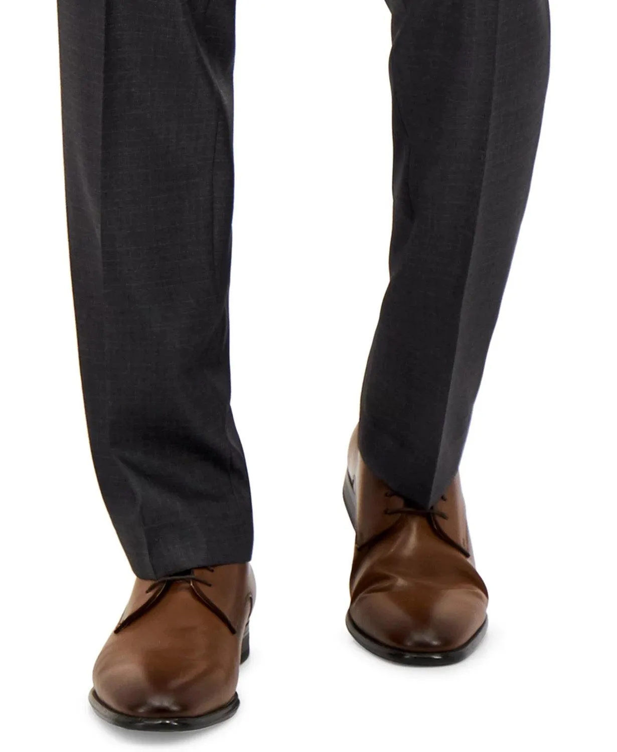 Kenneth Cole Reaction Mens Slim fit Dress Pants 36 / 30 Gun Metal Grey