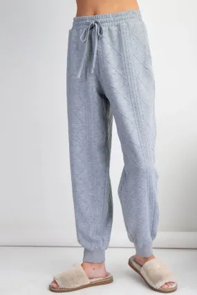 Kenzie Luxe Textured Jogger