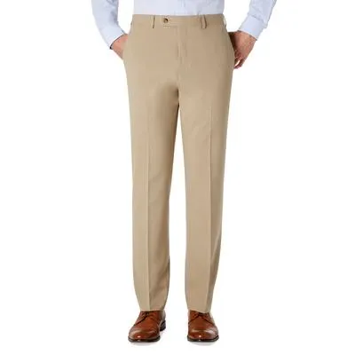Lauren Ralph Lauren Mens Regular fit Dress Pants 42 / 32 Brown Solid Stretch