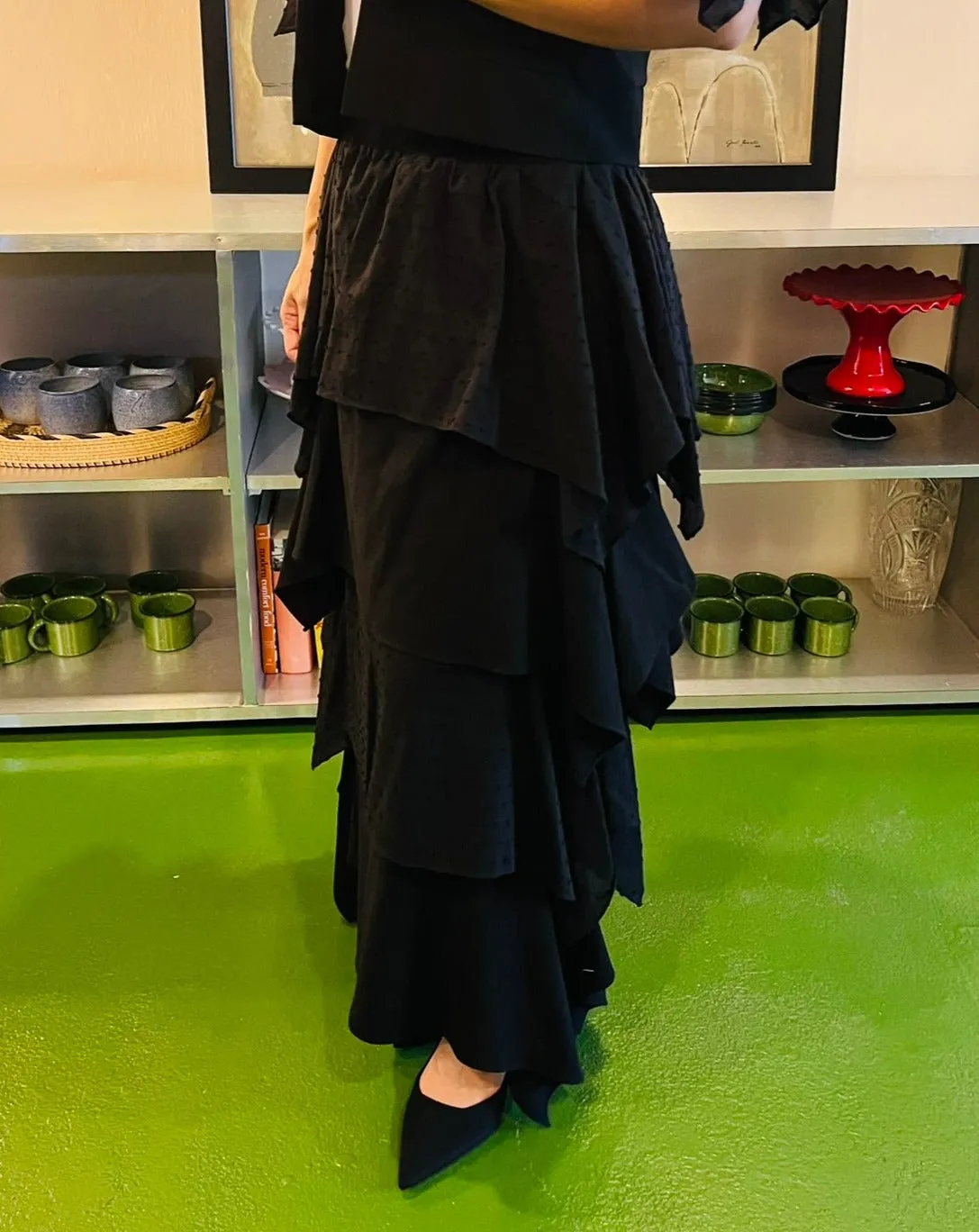 Layer Skirt in Black