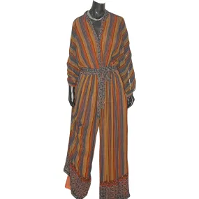 Leena Long 3/4 Sleeve Wide Leg Jumpsuit
