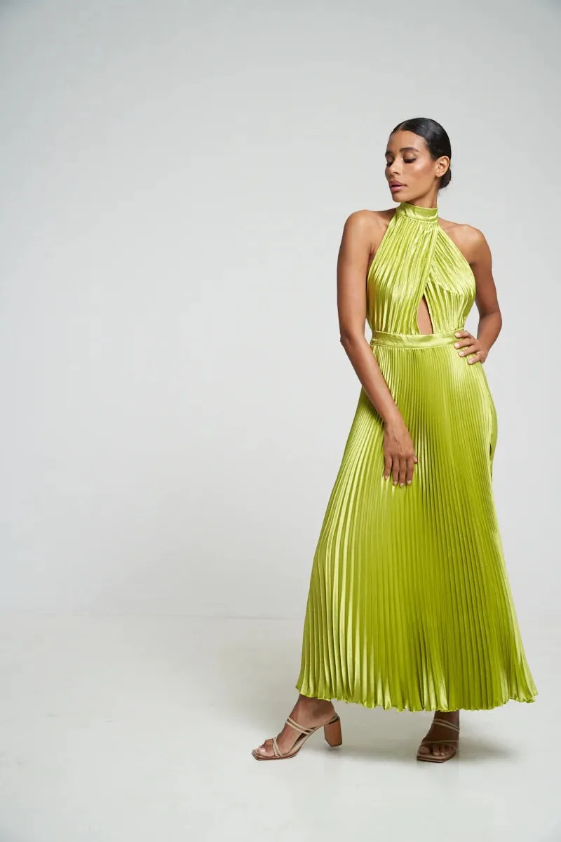L'IDEE Renaissance Split Gown Mojito