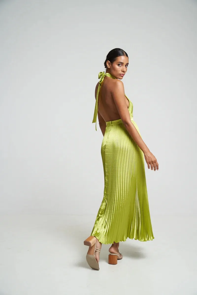L'IDEE Renaissance Split Gown Mojito