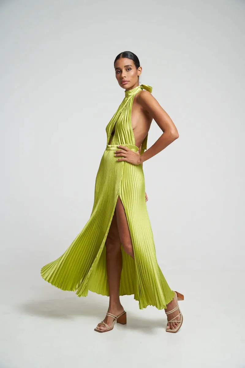 L'IDEE Renaissance Split Gown Mojito