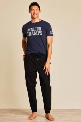 Malibu Collection® Men's Cotton Twill Cargo Jogger