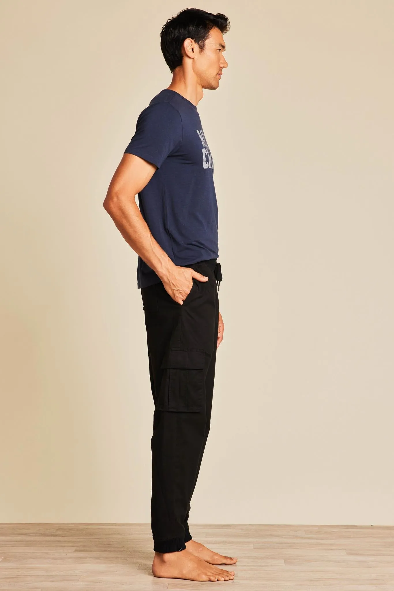 Malibu Collection® Men's Cotton Twill Cargo Jogger