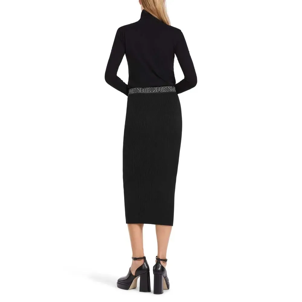 Marc Cain Long Black Skirt with Zipper
