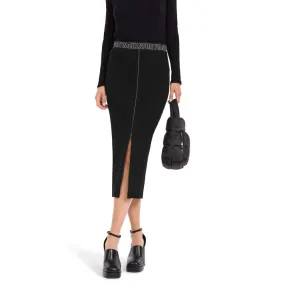 Marc Cain Long Black Skirt with Zipper