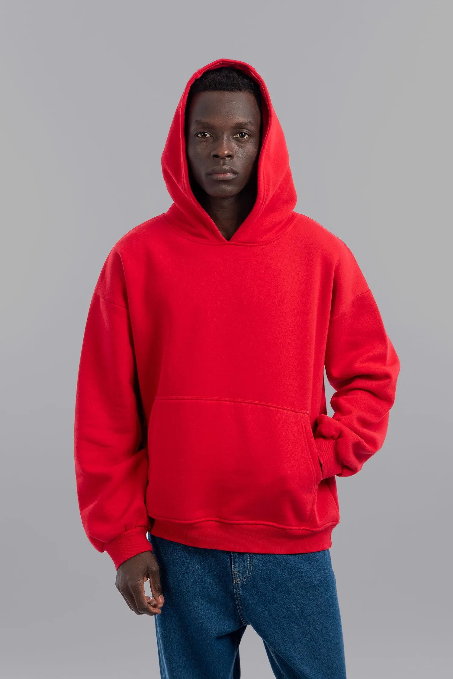 Men Melton Basic Hoodie - Mitcha Label