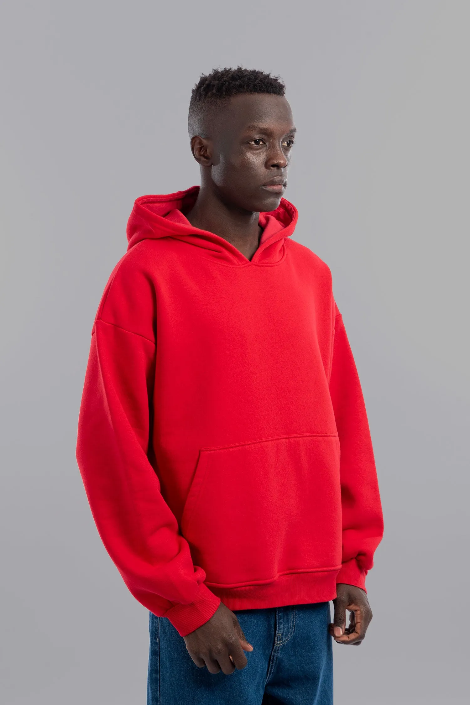 Men Melton Basic Hoodie - Mitcha Label