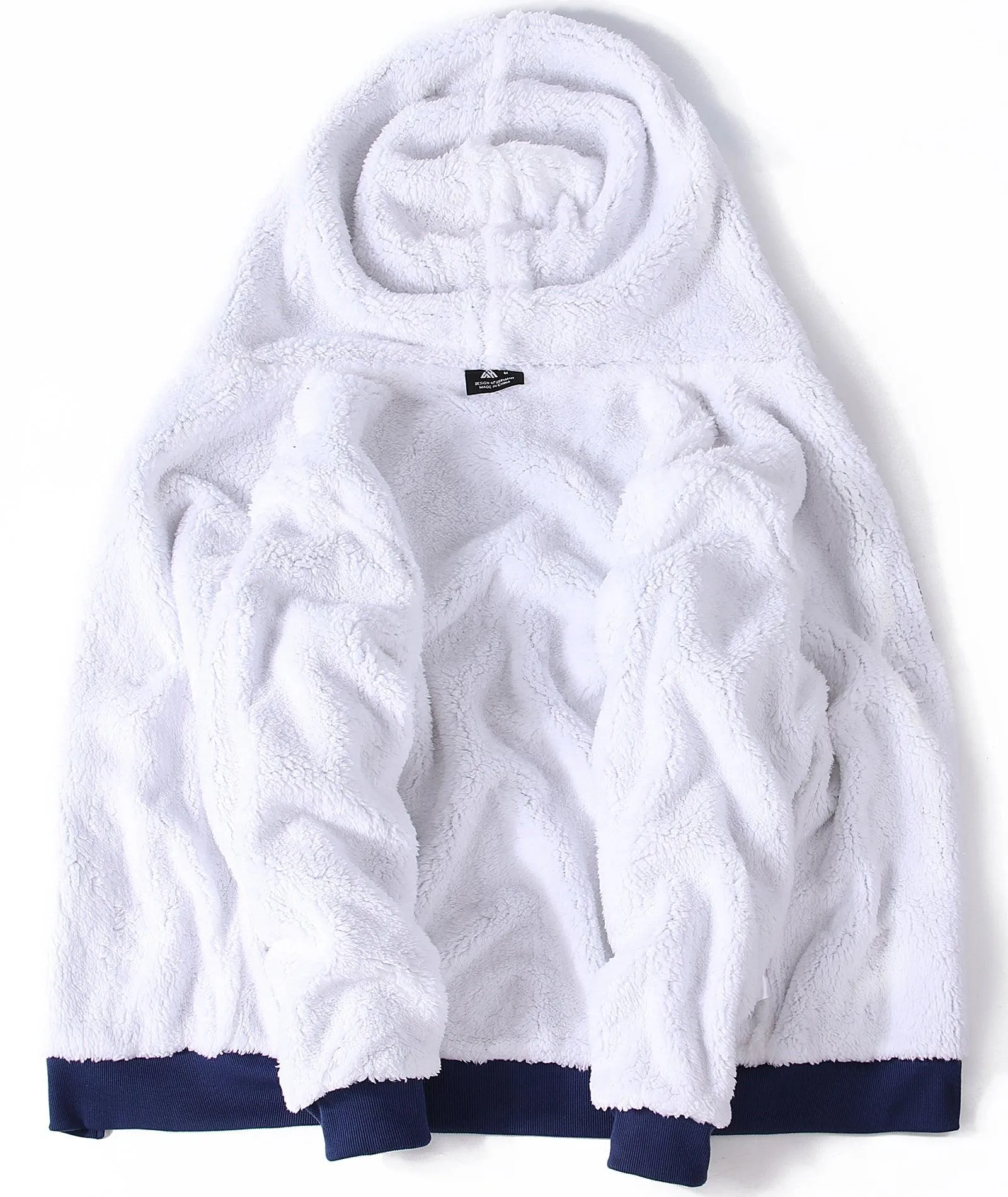 Men's Full Zip Up Solid Color Hoodie-ZPK004067
