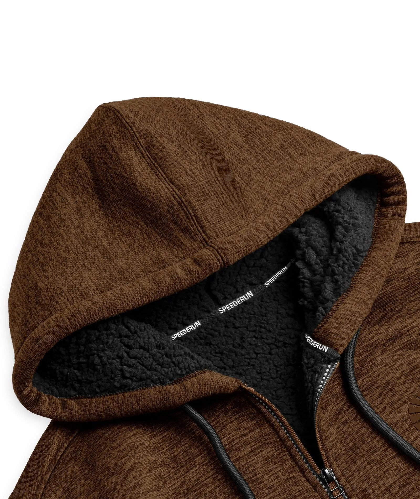 Men's Solid Color Full Zipper Outwear Hoodie-ZPK005323